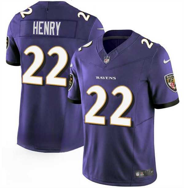 Men & Women & Youth Baltimore Ravens #22 Derrick Henry Purple 2023 F.U.S.E. Vapor Limited Jersey,We sell and wholesale Men & Women & Youth Baltimore Ravens #22 Derrick Henry Purple 2023 F.U.S.E. Vapor Limited Jersey on line form chian!